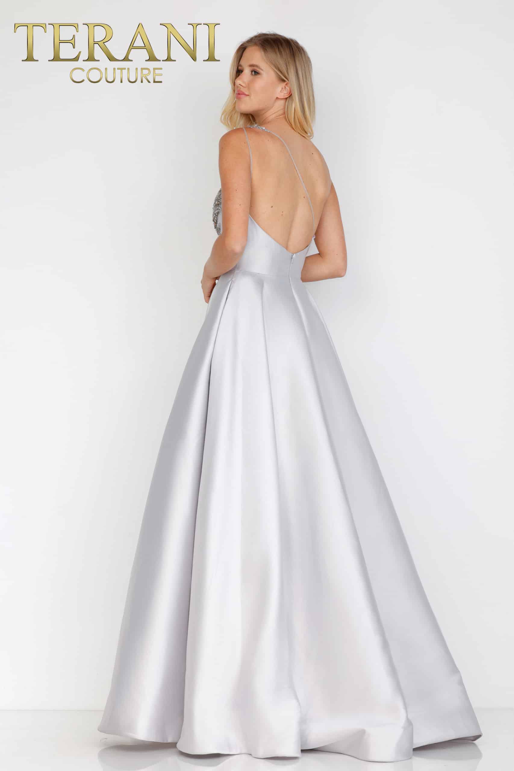 Terani Couture 1912E9202 One Shoulder Long Ball Gown