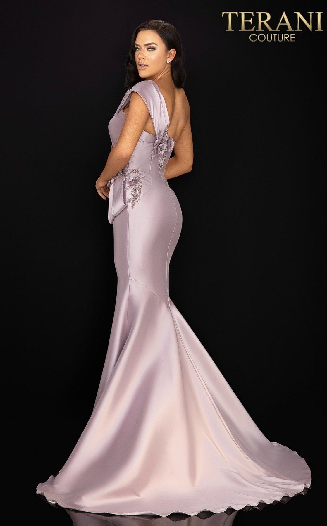 Terani Couture 2011M2160 One Shoulder Long Formal Gown