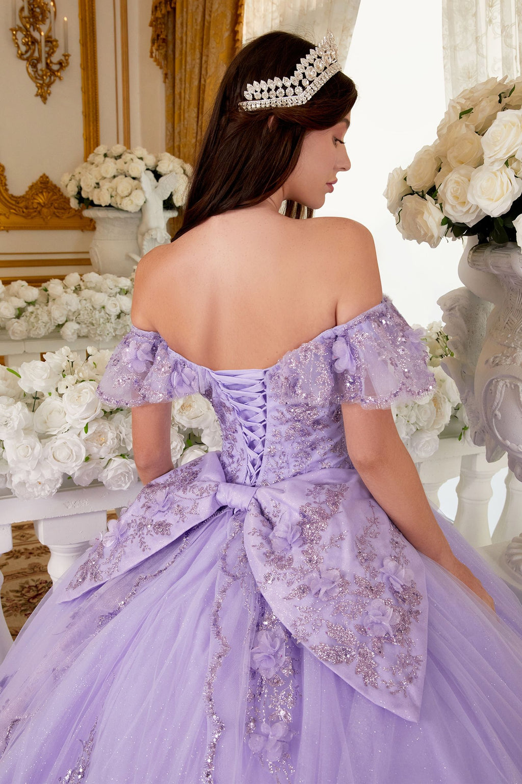 Long Ball Gown Quinceañera Dress by LaDivine 15701