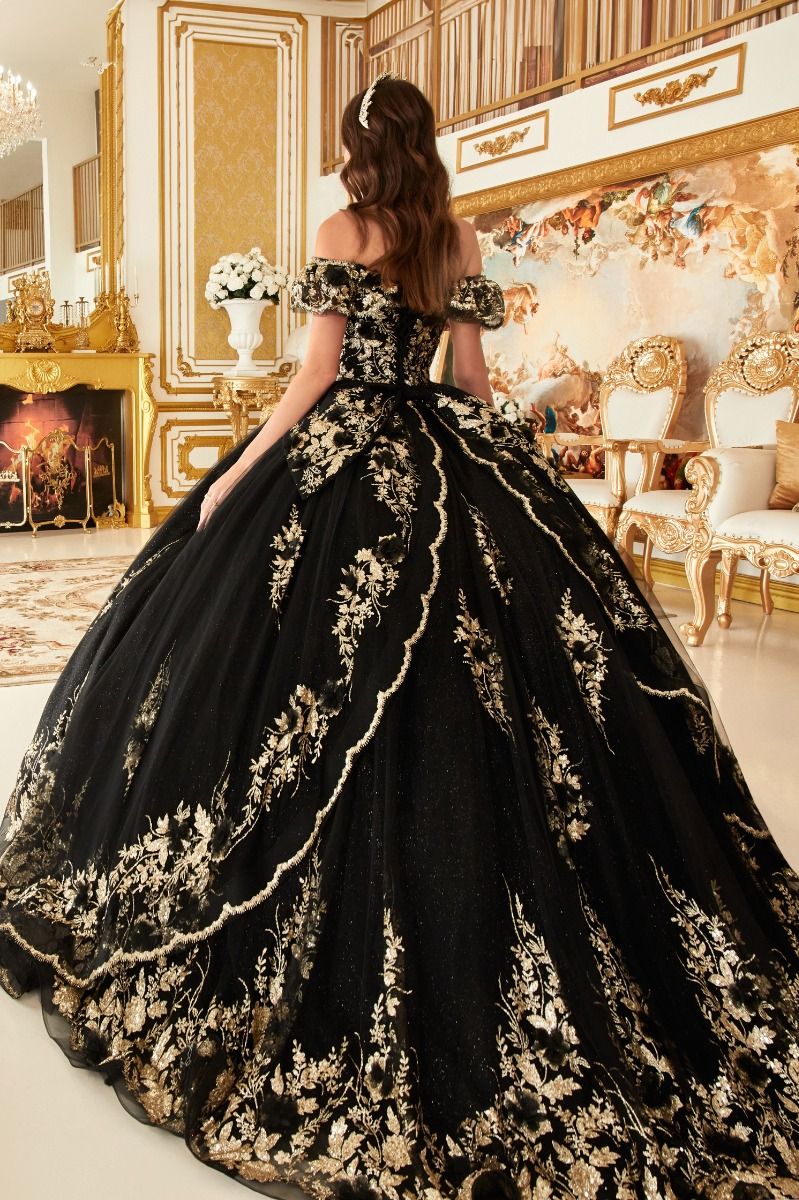 Long Ball Gown Quinceañera Dress by LaDivine 15701