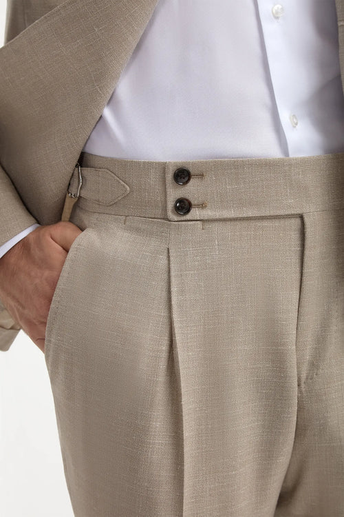 Beige Suit - Made in Italy
