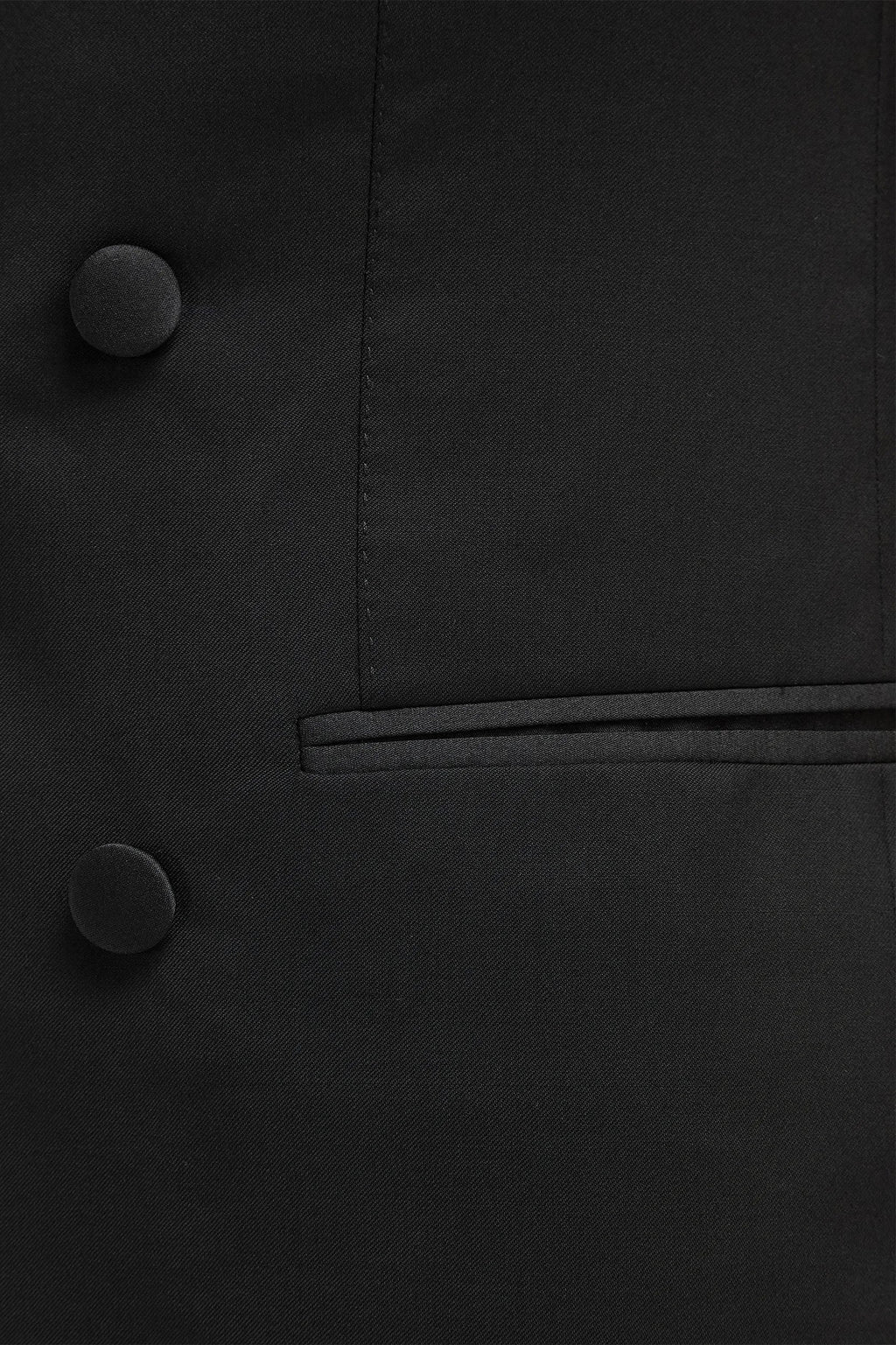 Black double breasted tuxedo - Made in Italy