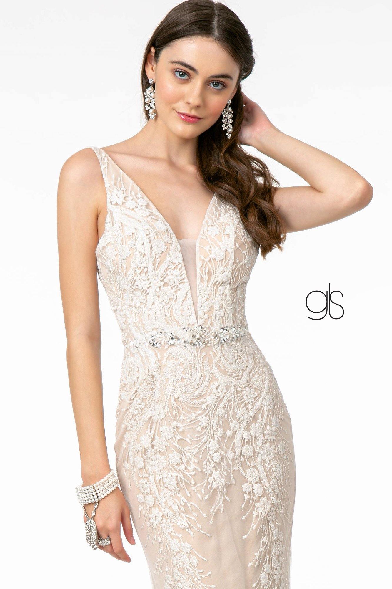 Mermaid Style Long Wedding Dress