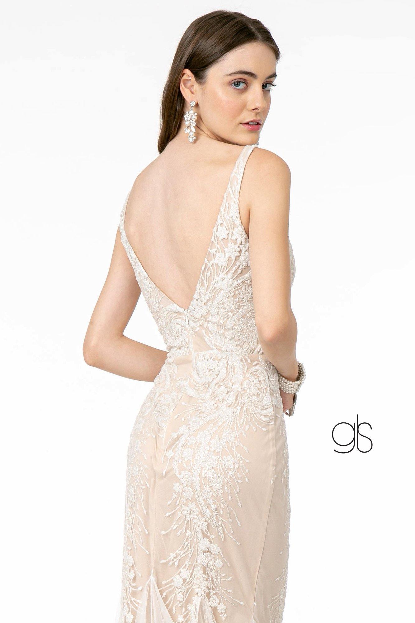 Mermaid Style Long Wedding Dress