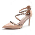 Pointed Toe Buckle Strap High Heels