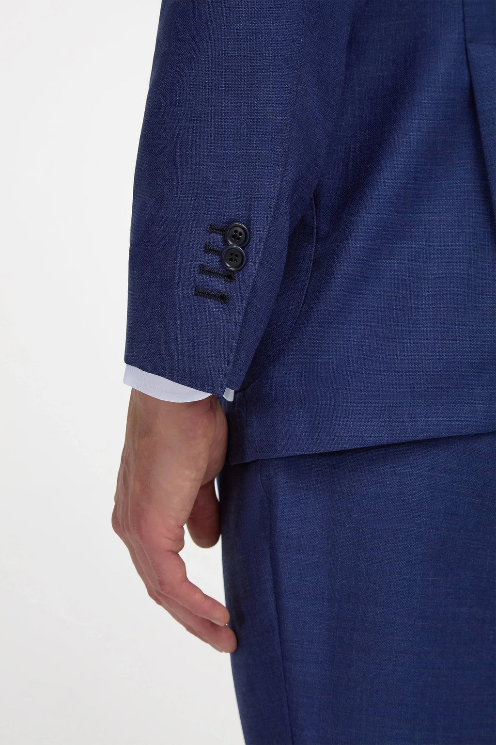Royal blue suit - Made in Italy