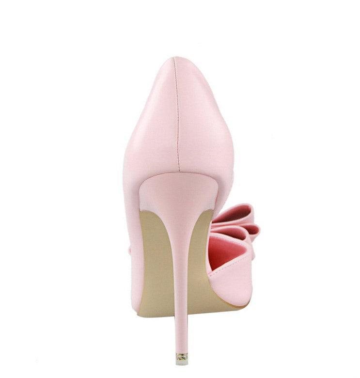 Women's Hollow Pointed Toes High Heels Bridal Shoes