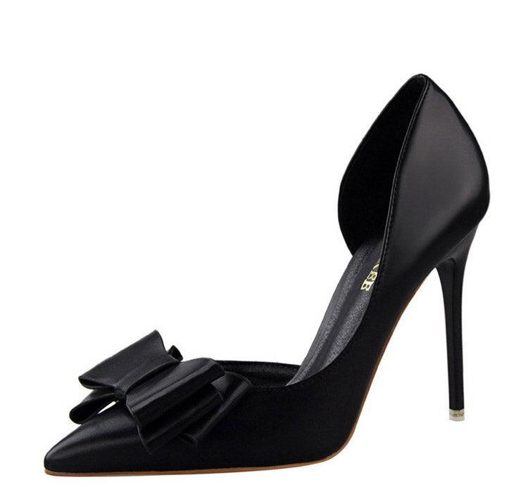 Women's Hollow Pointed Toes High Heels Bridal Shoes